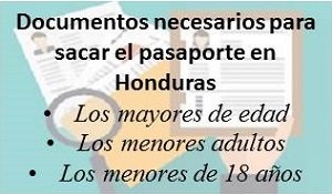 documentos para tramitar el pasaporte en Honduras
